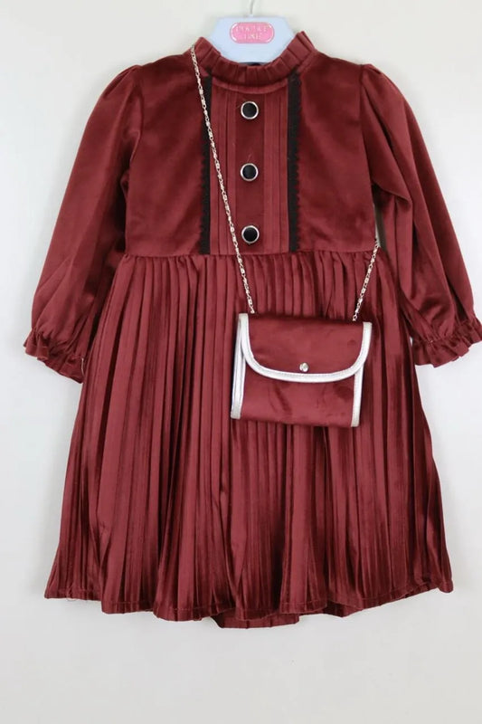 Red-Velvet Frock